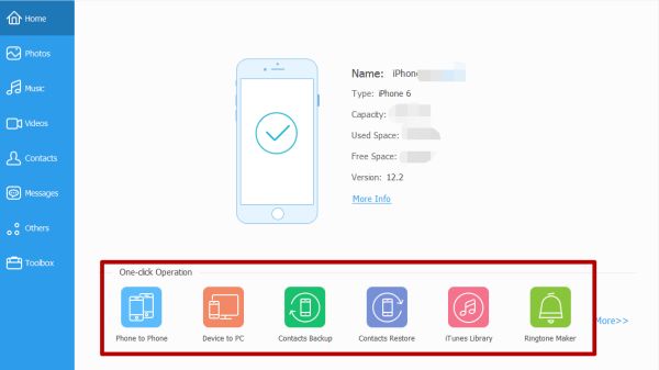 Quick way to manage your iDevice data